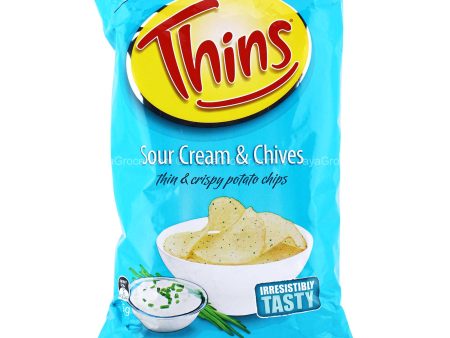 Thins Potato Chips Sour Cream and Chives 175g Online Hot Sale