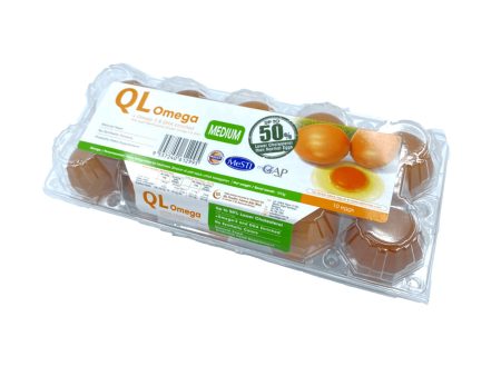 QL Omega Eggs with Omega 3 and DHA (Medium) 10pcs pack Hot on Sale