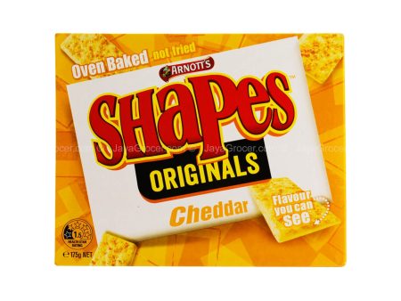 Arnotts Shapes Cheddar Flavoured Biscuits 175g on Sale