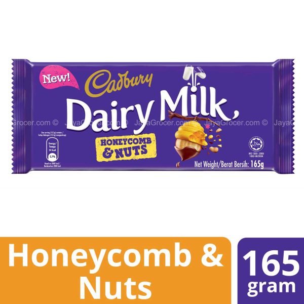 Cadbury Dairy Milk Honeycombs & Nuts Chocolate Bar 165g For Cheap