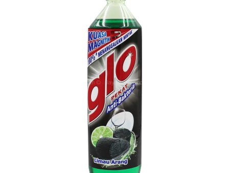 Glo Charcoal Lime Dishwashing Liquid 800ml Supply