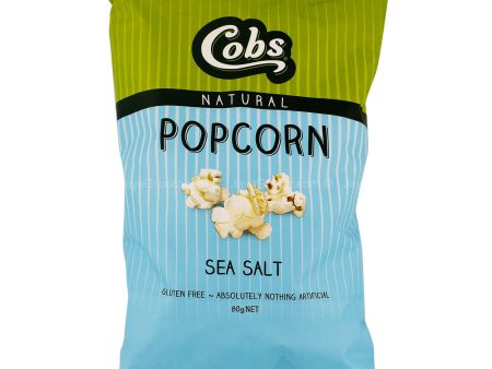 Cobs Popcorn Natural Sea Salt 80g Online Sale