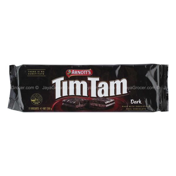 Arnotts Tim Tam Classic Dark Biscuits 200g Online Sale