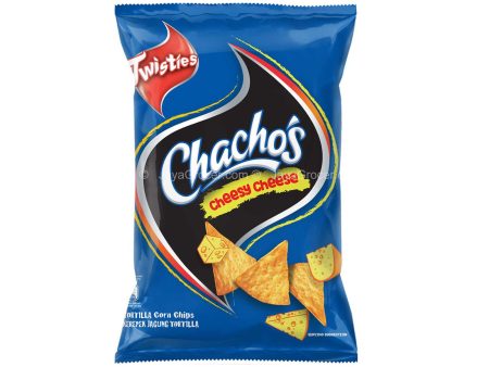 Chachos Tortilla Corn Chips Cheesy Cheese Flavour 70g Supply