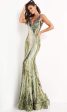 Jovani - 05103 Sequin Embellished Plunging V Neck Gown Online Hot Sale